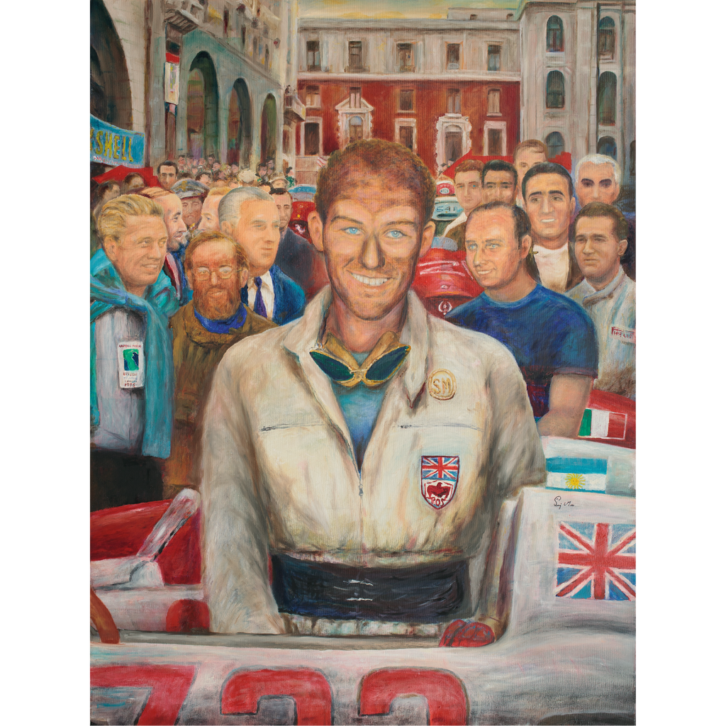 Stirling Moss vincitore 1955 Mille Miglia