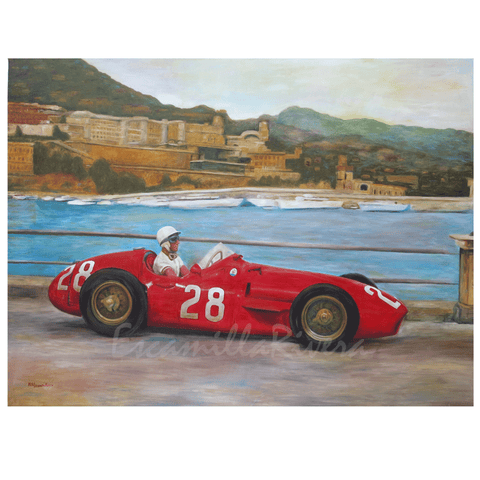 Stirling Moss vincitore 1956 Monaco Grand Prix