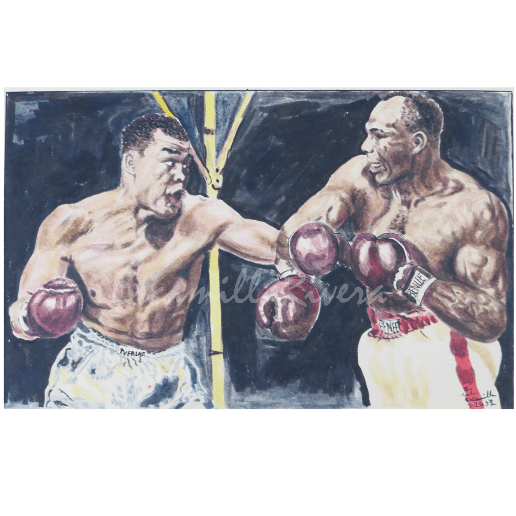 Joe Louis beats Jersey Joe Walcott